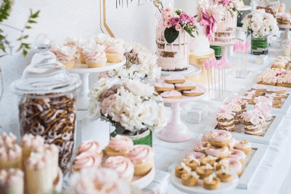 Food bar for bridal shower | The Dating Divas