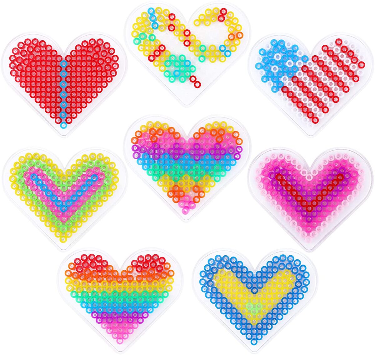 Heart shaped fuse bead activity | The Dating Divas