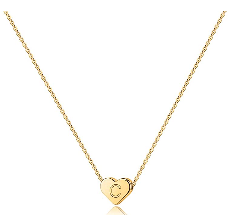 Intitial necklace Valentine's Day gifts | The Dating Divas