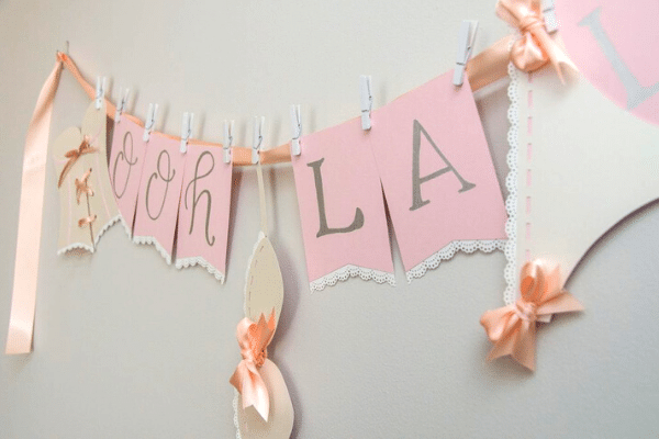 Lingerie banner for bridal shower | The Dating Divas