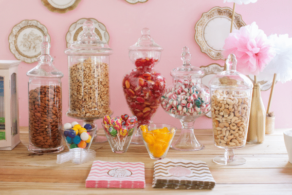 Love is sweet bridal shower with candy bar | The Dating Divas