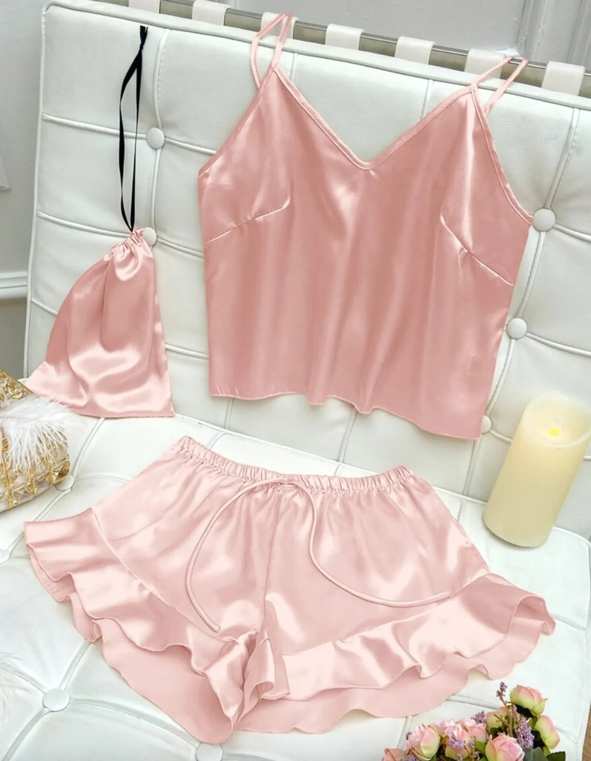 Casual pink lingerie set. | The Dating Divas