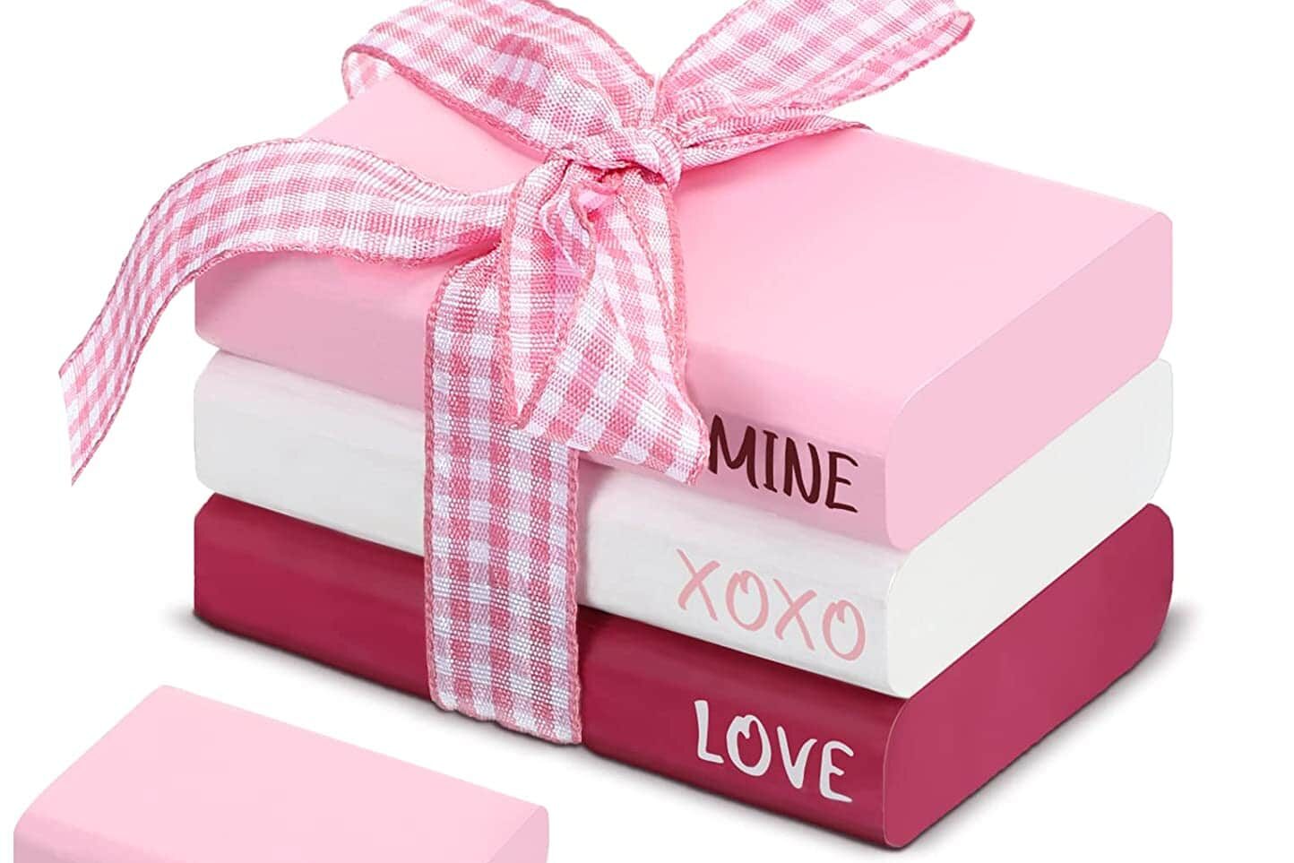 Use a book block to decorate for Valentine's. | The Dating Divas