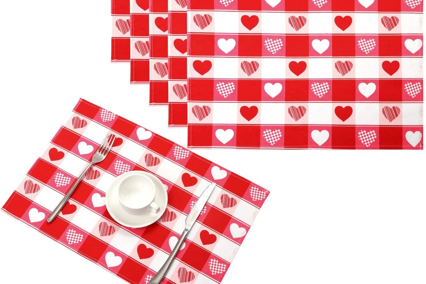 Valentine decorations can be as simple as a placemat. | The Dating Divas