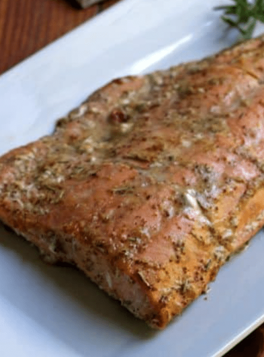 Yummy Honey Mustard Salmon with Rosemary for your Easter menu ideas  | The Dating Divas 