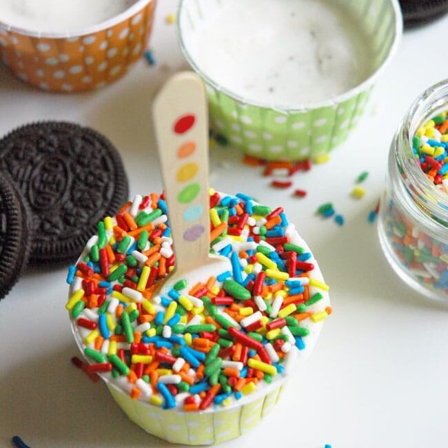 This surprise cup makes a fun and delicious St. Patrick's Day idea. | The Dating Divas