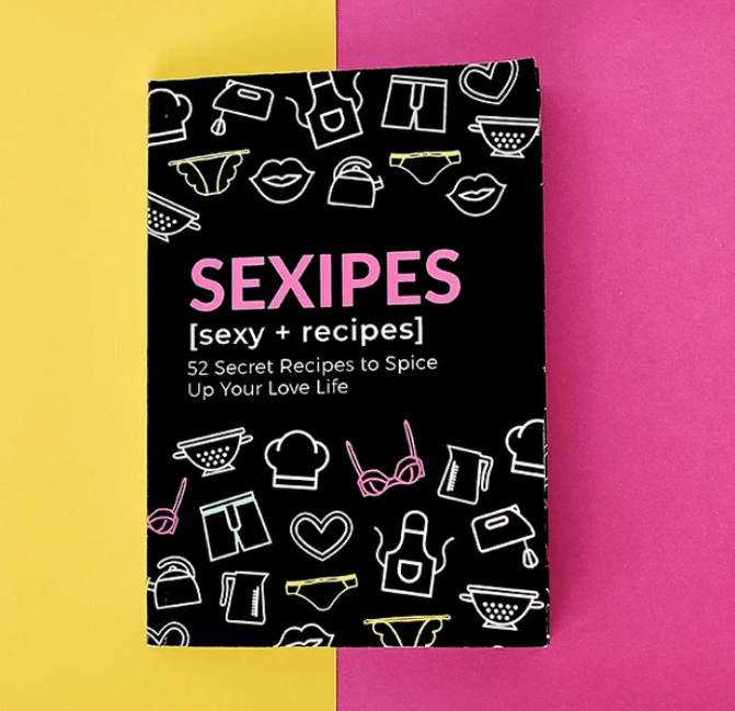 This Sexipes book is filled with 52 sexy recipes to spice things up in the bedroom! | The Dating Divas 