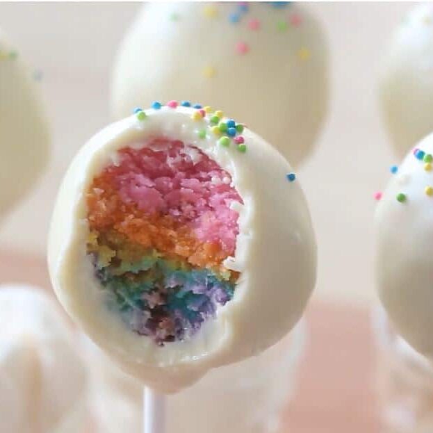 Colorful cake pops make a delicious St. Patrick's Day treat. | The Dating Divas