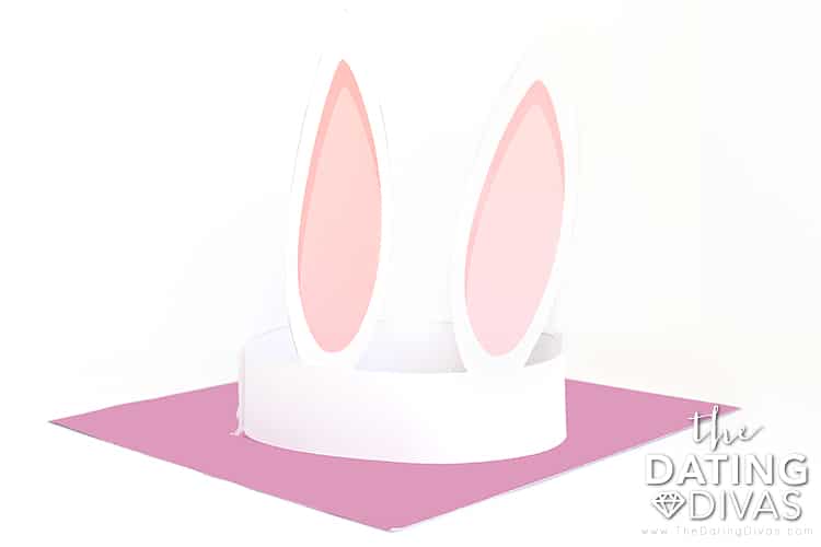 The cute bunny headbands can be used for all sorts of Easter kids activities! | The Dating Divas 