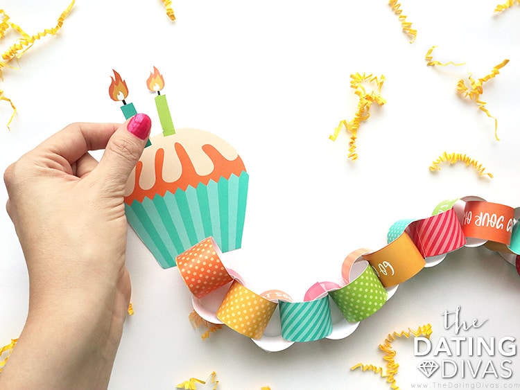 Printable Birthday Countdown Chain + 8 Bonus Ideas - The Dating Divas Printable Birthday Countdown Chain + 8 Bonus Ideas - The Dating Divas