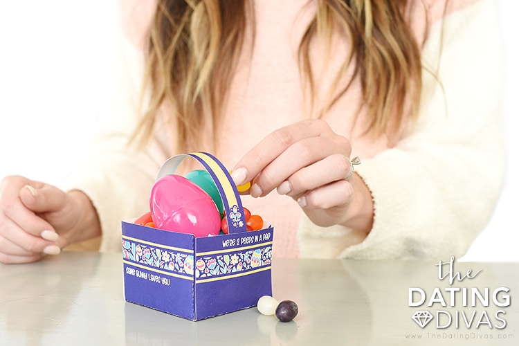 Create a spouse Easter basket with this Easter printable | The Dating Divas