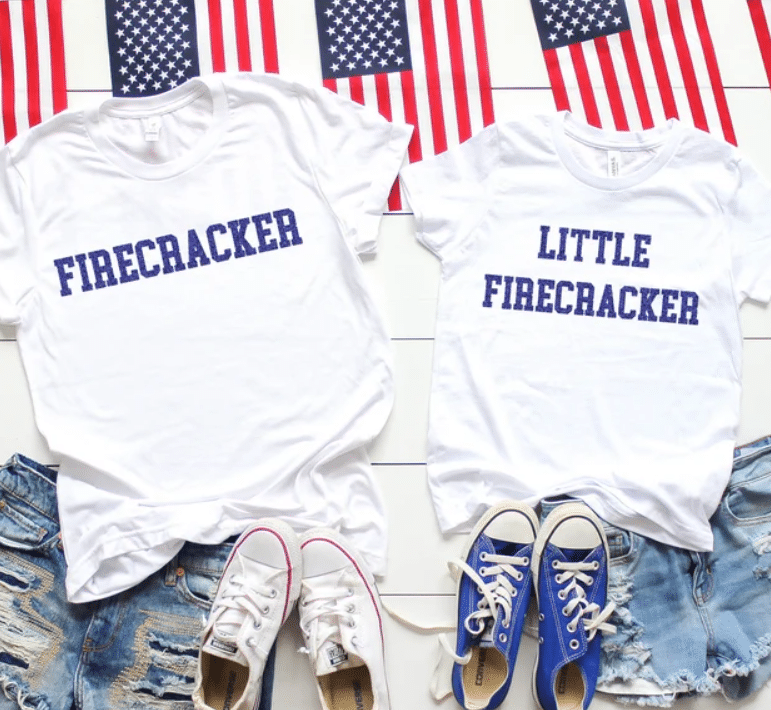 How cute would your husband and son look in these matching 4th of July outfits? | The Dating Divas 