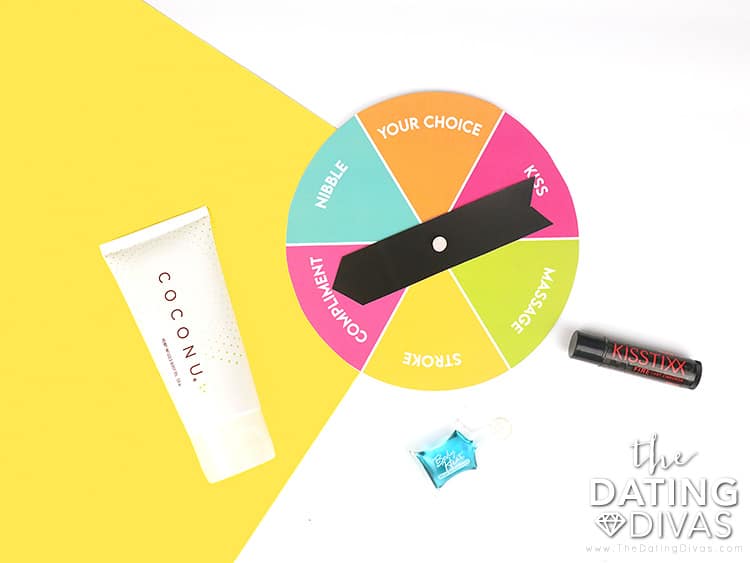 Customize your bed games spinner with lube, chapstick, or other bedroom toys. | The Dating Divas