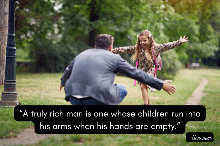 A beautiful dad quote that will show dad how much he means to you. | The Dating Divas