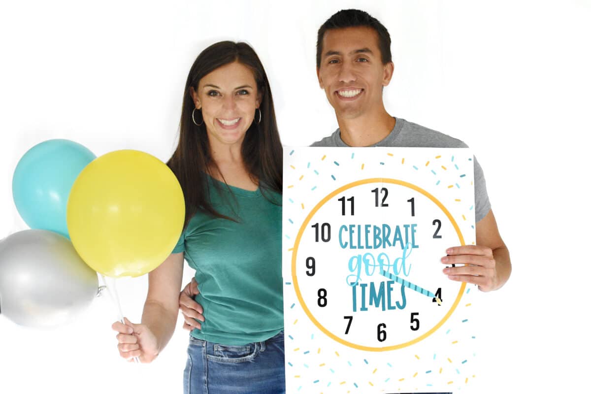 This birthday celebration clock will keep the party going, all day long! | The Dating Divas