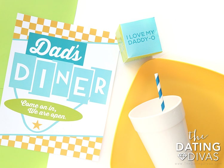 Dad s Diner Printables   5 Father s Day Dinner Ideas - 3