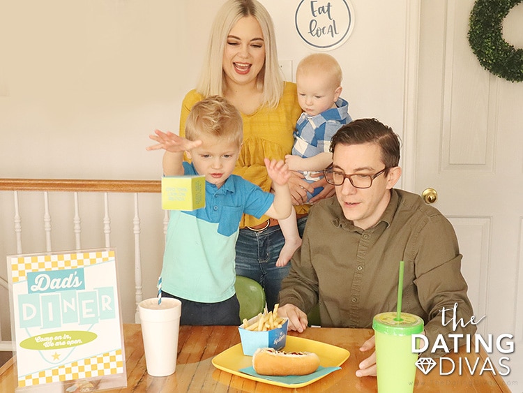Father's Day dinner ideas with free diner printables for Dad | The Dating Divas
