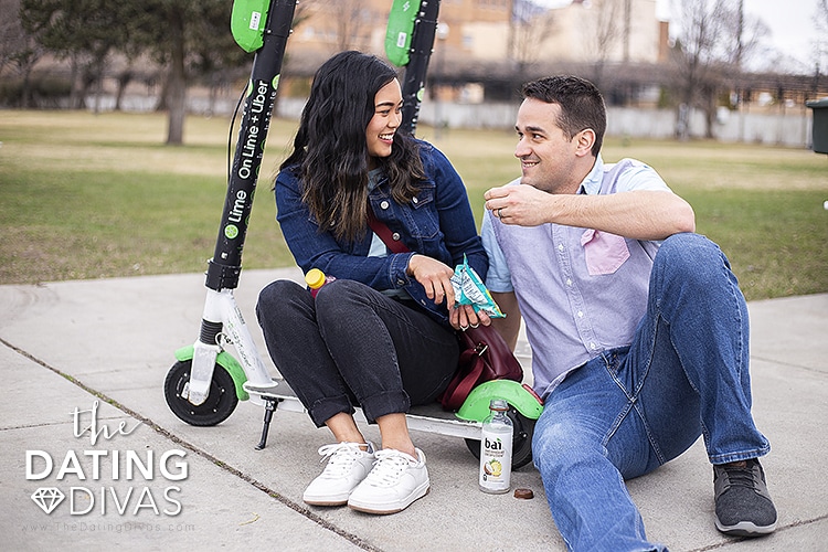 This Lime Scooter date night is perfect for outdoorsy couples! | The Dating Divas 
