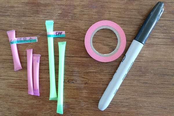 Fill straws with sunscreen to use as a camping hack | The Dating Divas