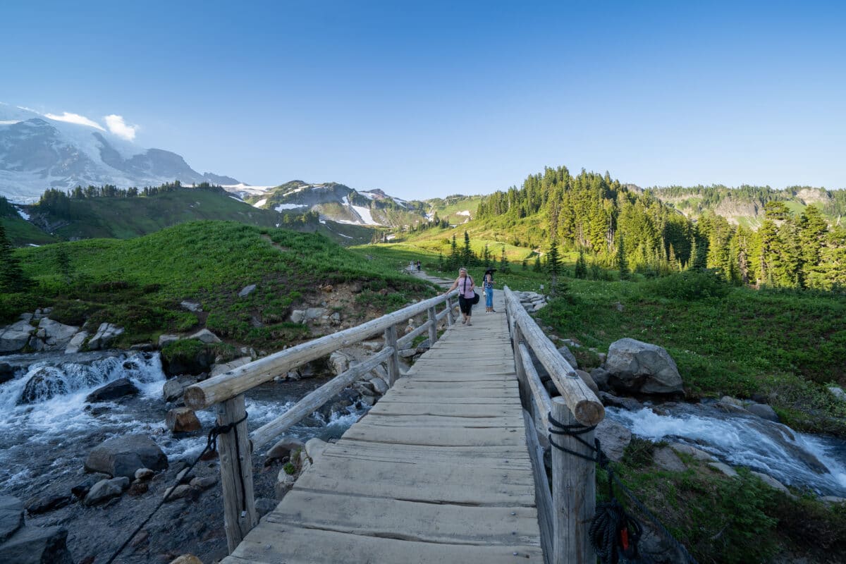 Add Mt. Rainier National Park to your list of family vacation ideas. | The Dating Divas