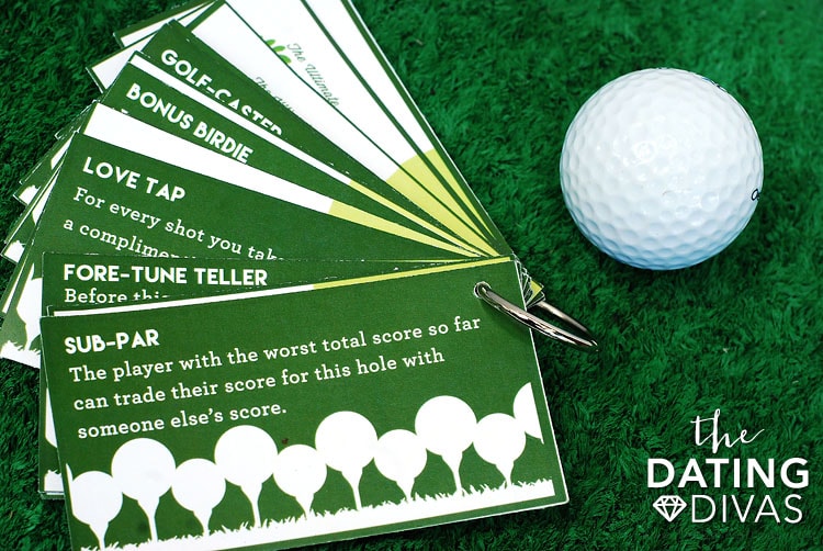 Mini golf dates for teens with free printable cards and activities | The Dating Divas