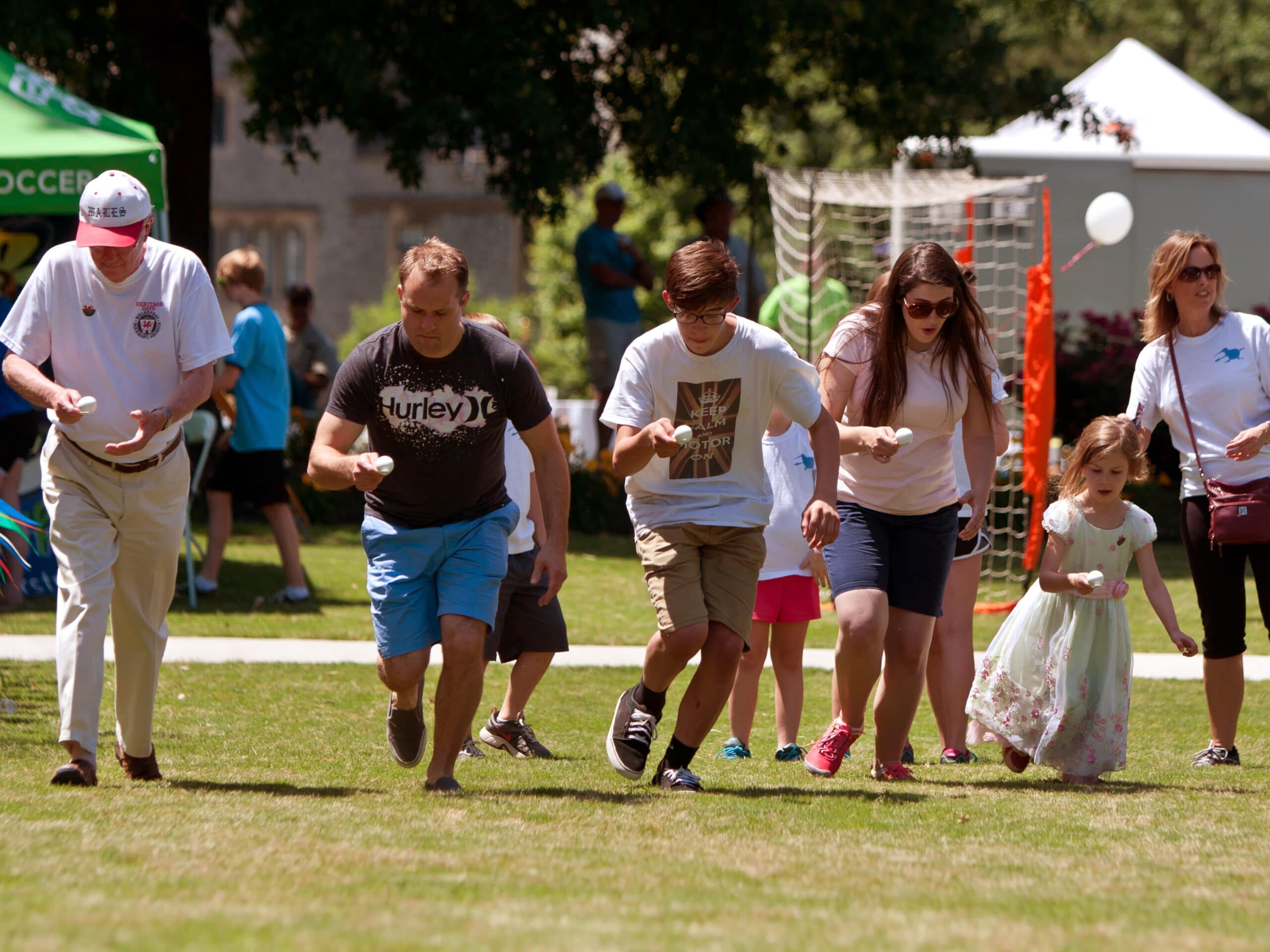 One of our favorite family reunion ideas is an egg race. | The Dating Divas