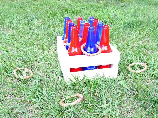 DIY ring toss will please everyone at your family reunion. | The Dating Divas