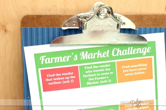 Free printables for a farmer's market date idea for teens | The Dating Divas