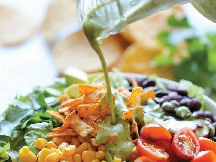 Southwest salad makes a nice no heat easy summer dinner. | The Dating Divas