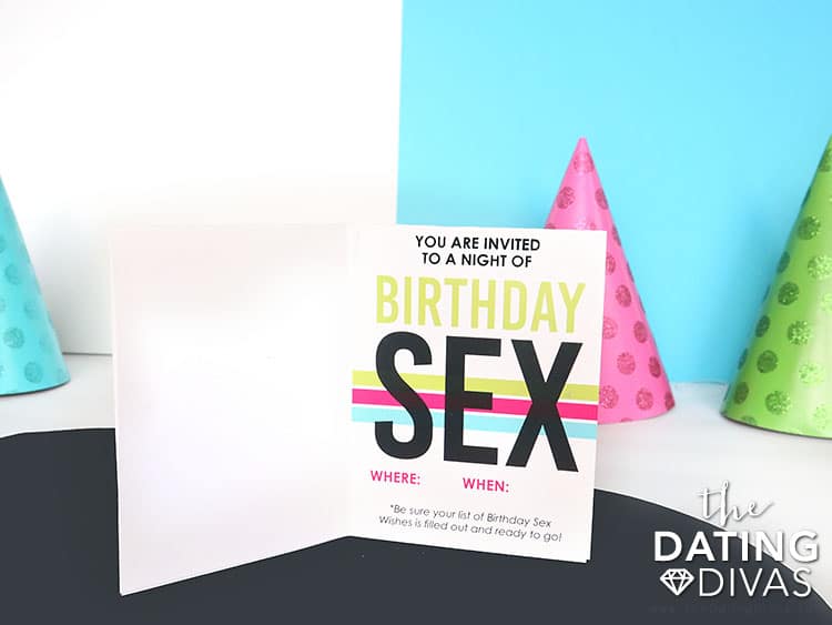 Your spouse will love this Birthday Sex idea as an end to their birthday celebrations. | The Dating Divas