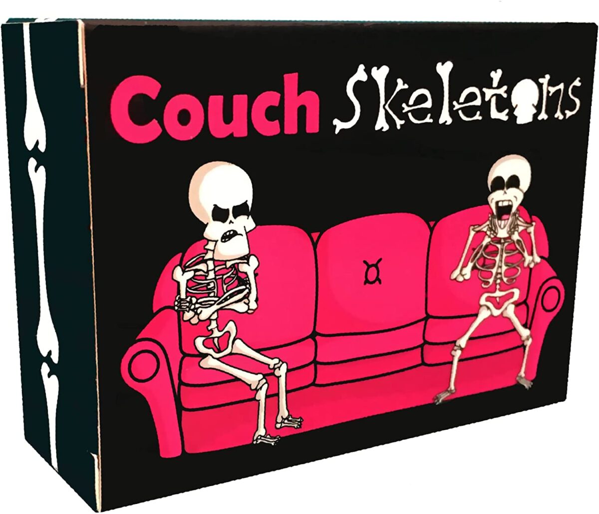 A 2-player card game called Couch Skeletons | The Dating Divas