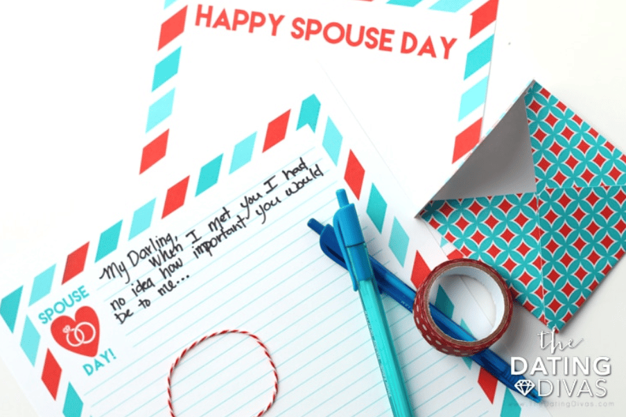 Check out these cute cards for your spouse! Perfect for celebrating the national day dedicated to spouses! | The Dating Divas 