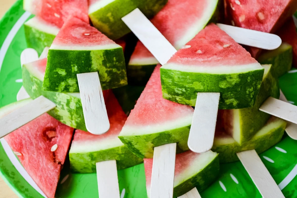 Watermelon pops top our list for simplest summer recipes ever! | The Dating Divas