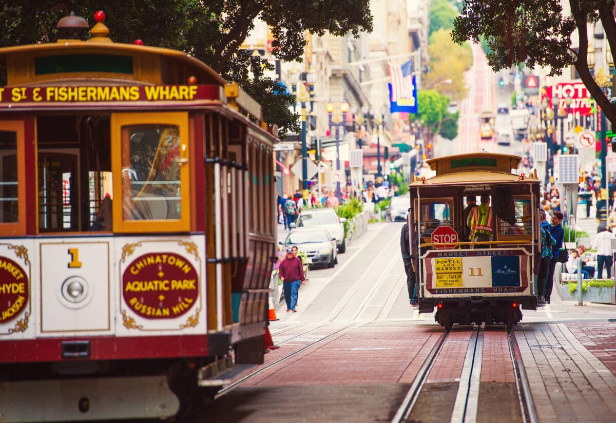 Riding cable cars is one of the best things to do in San Francisco. | The Dating Divas