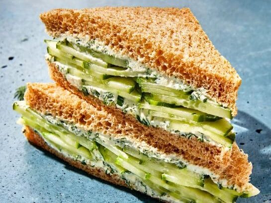 Cucumber sandwiches make a healthy summer recipe. | The Dating Divas
