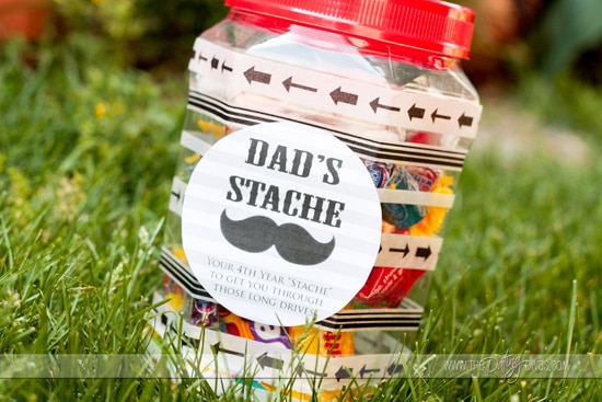 Dad's stache is the perfect simple gift for Dad's birthday celebrations this year. | The Dating Divas