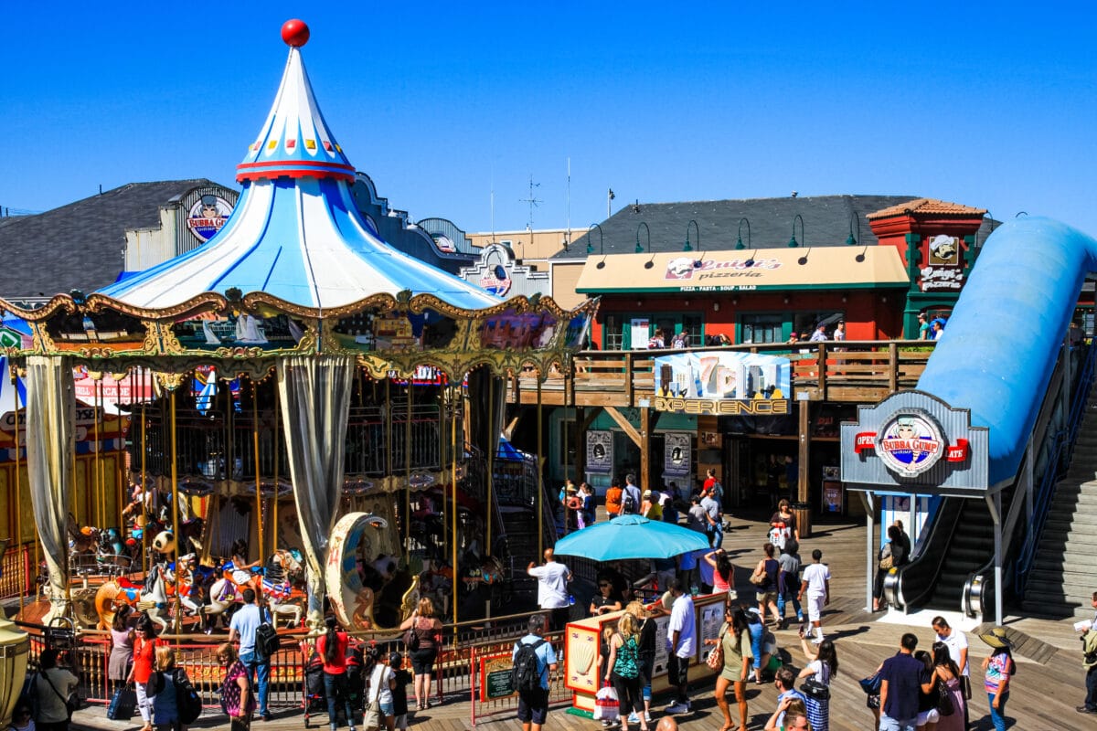 Want more things to do in San Francisco? Visit the carousel at Pier 39. | The Dating Divas