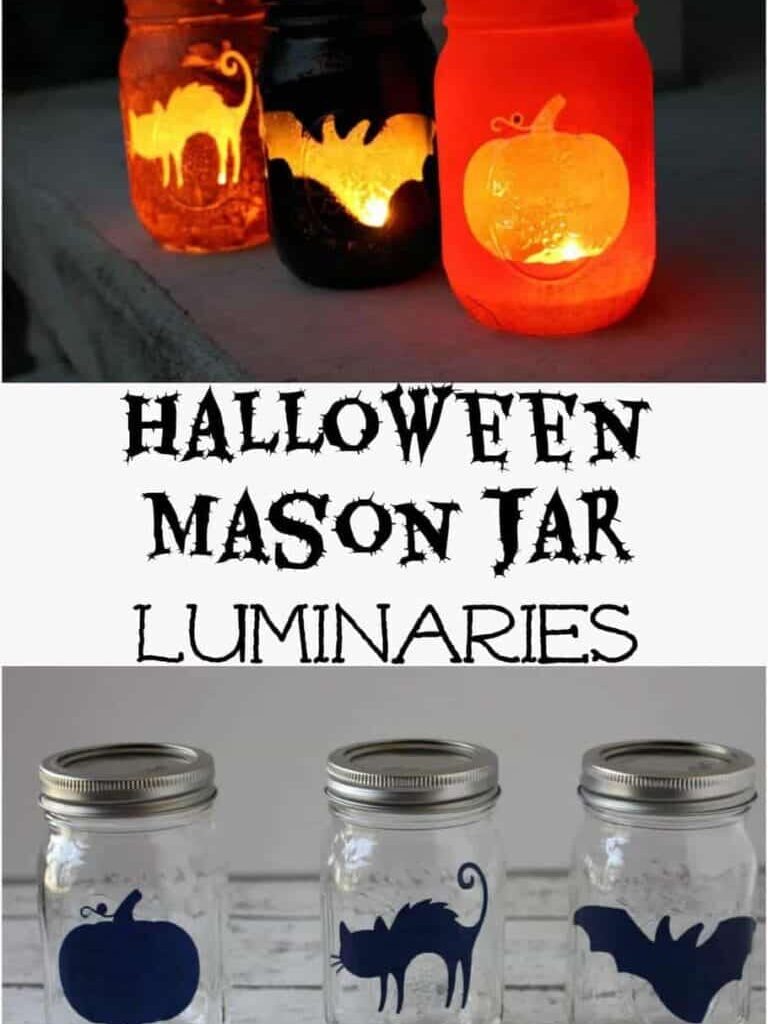 Halloween crafts can't get any easier than Mason jars! | The Dating Divas 