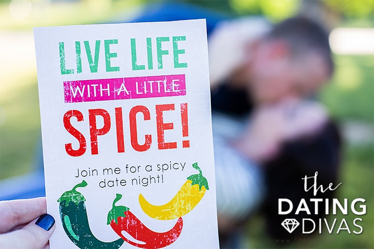 Invite your spouse to date night with this spicy invitation! | The Dating Divas