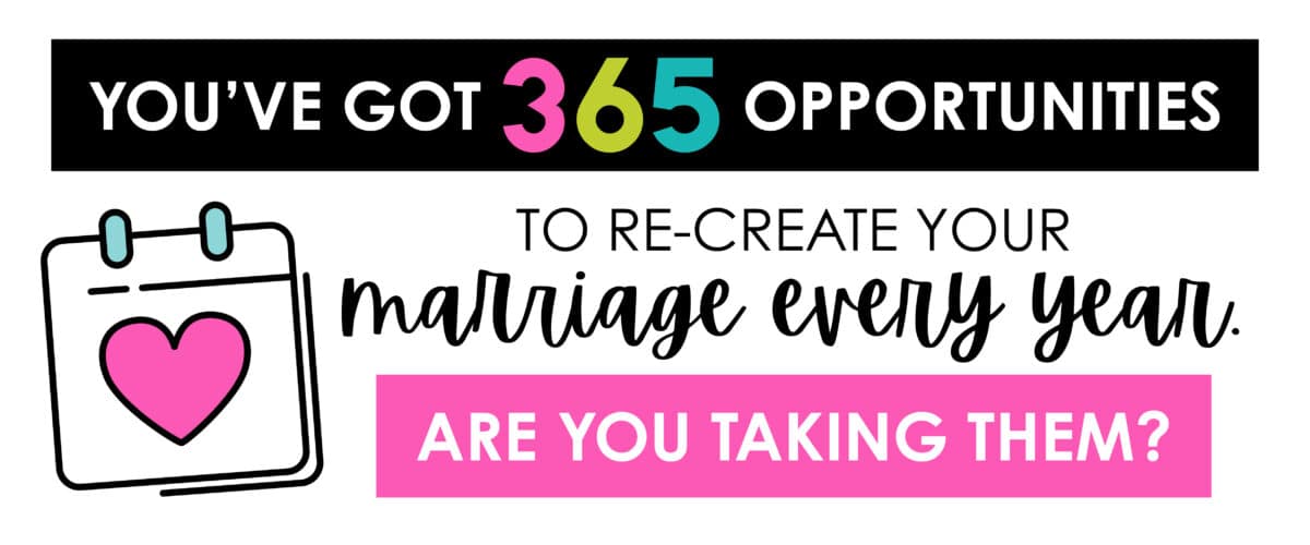 Improve your marriage daily with a love calendar for couples. | The Dating Divas