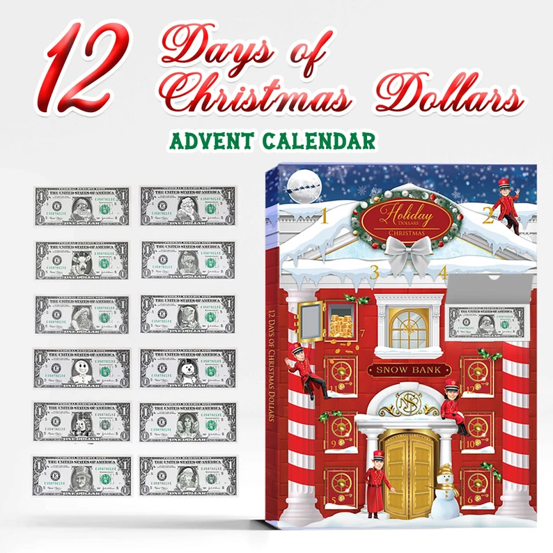 Earn money leading up to Christmas with this fun advent calendar.  | The Dating Divas 