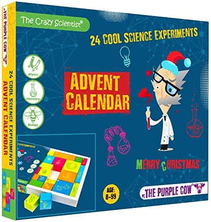 Let your little scientists go crazy over this unique countdown to Christmas calendar.  | The Dating Divas