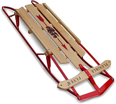 Vintage sleds add a classic look to your sledding adventure. | The Dating Divas