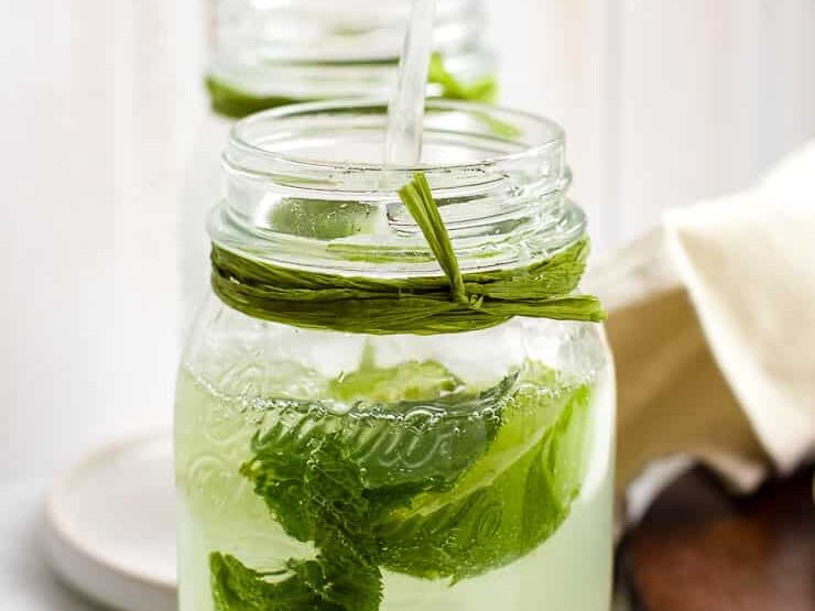 Beautifully green limeade mocktails with a yummy mint flavor | The Dating Divas