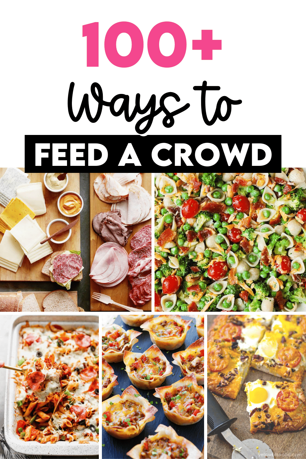 Over 100 easy meals for large groups | The Dating Divas