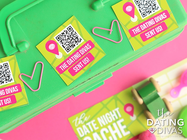 Our printables are perfect for a Geocache date night!