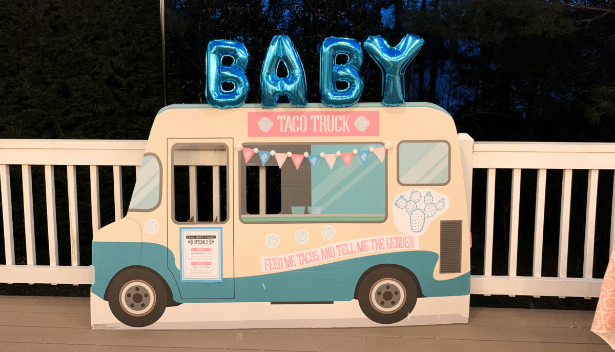 We love this idea of a food truck themed gender reveal party! | The Dating Divas