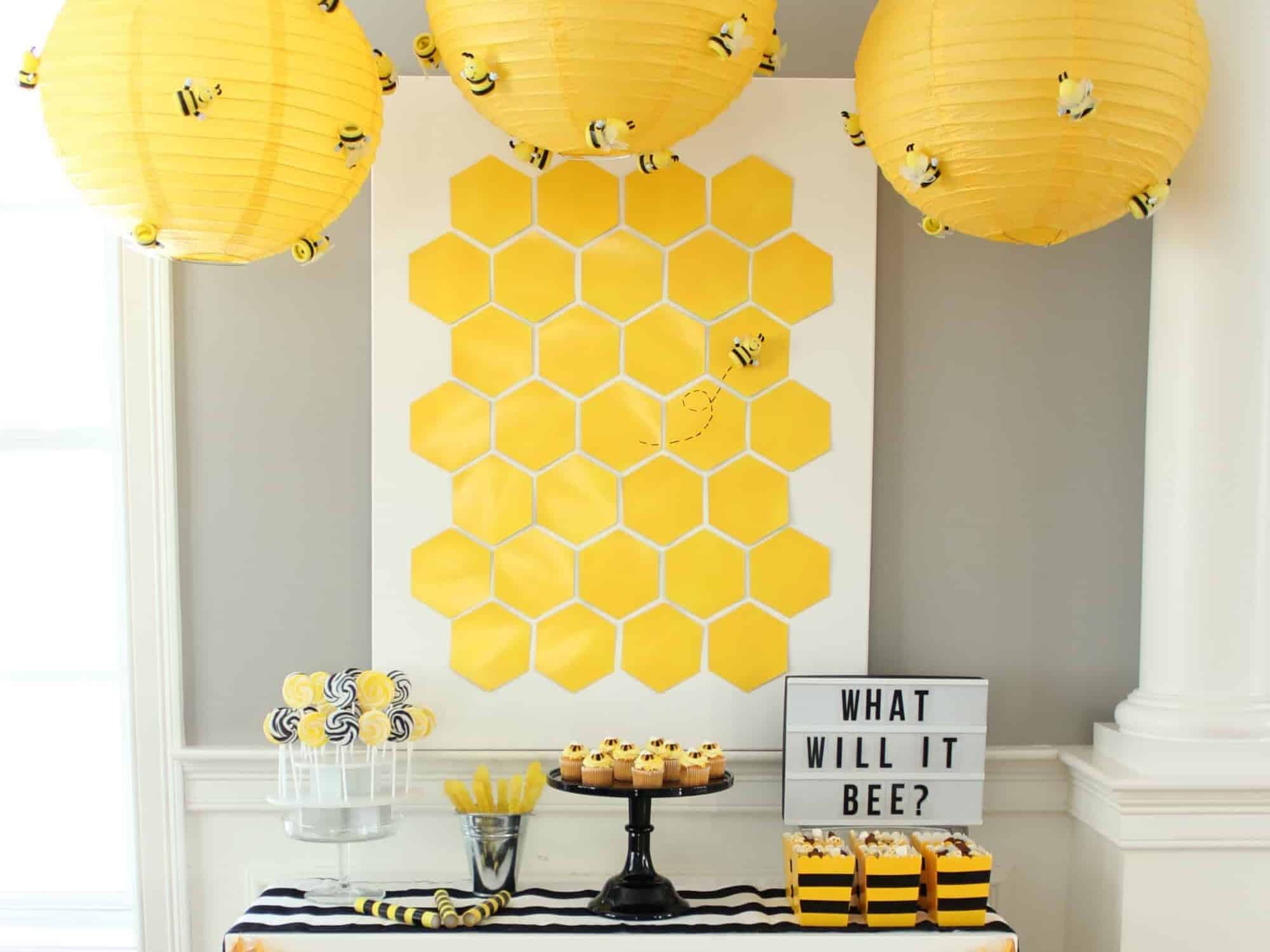 Try this cute bee-themed gender reveal party! | The Dating Divas