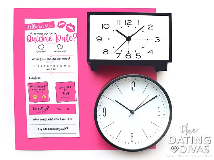Free printables for a quickie sex survey to surprise your spouse with | The Dating Divas