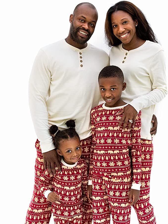 Your family will look adorable Christmas morning in these matching Christmas pajamas. | The Dating Divas